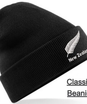 Embroidered New Zealand Beanie Hat