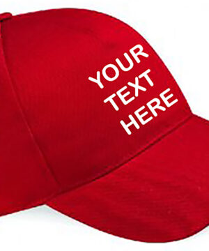 Personalised Red Classic Cap