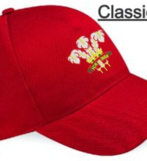 Embroidered Wales Baseball Cap