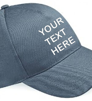 Personalised Graphite Grey Classic Cap
